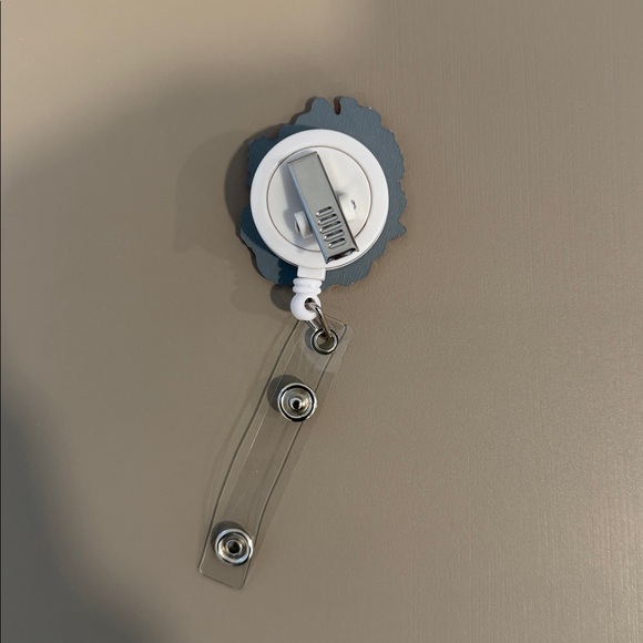 Pink Anatomical Heart Badge Reel Nurse Doctor Healthcare Worker - Picture 2 of 2